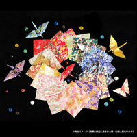 ワールドクラフト 手染友禅千代紙 桃 12柄12枚入 YZ-C-005 1セット(2冊)（直送品）