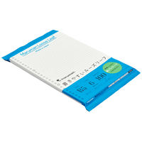 マルマン 書きやすいルーズリーフ B5 6mm横罫 100枚入 26穴 紙パッケージ L1201HK 1セット(3冊)（直送品）