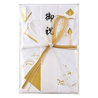 マルアイ 和しぐさ 高級金封 金白花結 キ-WS3102 1パック（直送品）
