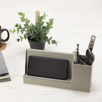 包む 収納 スマホ・ペンスタンド グレー T9066 1セット(2個)（直送品）