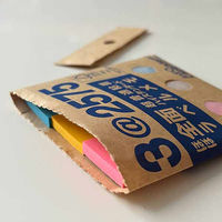 ラベルメモ 25×75mm 50枚×3色入 ブリリアントピンク、ブリリアントイエロー、ウルトラブルー 1806-0000-0290（直送品）