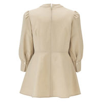 ボンマックス 八分袖チュニック丈ブラウス ベージュ 13号 AUB4300 AUB4300-1-13G 1着（直送品）
