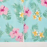 ボンマックス アロハシャツ(ハイビスカス柄) ブルー 3L FB4577U FB4577U-7-3L 1着（直送品）