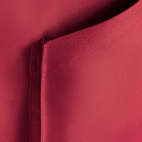 ボンマックス スリット入りミドルエプロン ブラック F FK7208 FK7208-16-999 1枚（直送品）