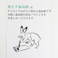 大直 熱ピタ画仙紙 100枚入 葉書サイズ(100×148mm) 409210002 1個（直送品）