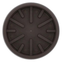 ベストコ フラワーポット用 根腐れ防止 プレート 受け皿 4号 ブラウン MA-3248 1個（直送品）