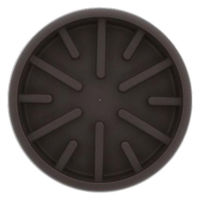 ベストコ フラワーポット用 根腐れ防止 プレート 受け皿 5号 ブラウン MA-3252 1個（直送品）