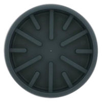 ベストコ フラワーポット用 根腐れ防止 プレート 受け皿 5号 グリーン MA-3253 1個（直送品）