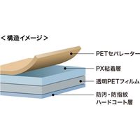 サンワサプライ Apple iPhone 13用背面保護指紋防止光沢フィルム PDA-FIPH21PBS 1枚（直送品）