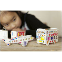 コクヨ 立体ぬりえワークブック のりもの編 KE-WC23 1冊