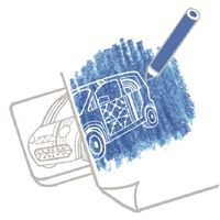 コクヨ WORK×CREATEシリーズ 凸凹カードボックス のりもの KE-WC41-4 1冊