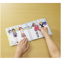 コクヨ 着せ替えシールブック おしゃれノート2 KE-WC21 1冊