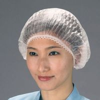 エスコ [白] クリーンキャップ(100枚) EA355AB-25A 1セット(500枚:100枚×5箱)（直送品）