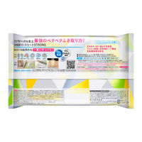 クイックルワイパー立体吸着ウエットシート ストロング レモン 1パック（12枚入）+ブラックカラー本体 セット