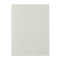 プラス PPフラットファイルA4S厚とじGY 98349 1冊（わけあり品）