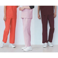 【在庫一掃セール！8/31まで】【再検品商品】KAZEN 男女兼用手術スラックス 155-98-M 1枚　スクラブ（わけあり品）