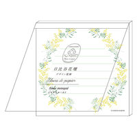 ダイゴー フルールデパピエ メモパッド チューリップ&リューココリーネ/RD S4856 1冊(100枚・4柄×25枚)（直送品）