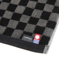 今治ハンドタオル ブラック 1セット（1枚×5） LAKOLE/ラコレ