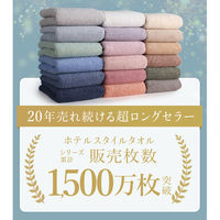 丸中 日本製 バスタオル ホテルスタイルタオル 2枚 シフォンピンク HSLs501W999043 1セット(2枚)（直送品）