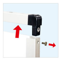 常磐精工 ブラックフロアバリウススタンドI型 A3縦 キャスターセット BFVAIAC-A3T-KSET 1台（直送品）