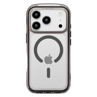 PGA iPhone 17 Pro用 MagSafe対応 エアクッションケース グラファイト PG-25BMA01BK 1個（直送品）