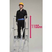 ピカコーポレイション 作業台オプション 階段両手すり DWS-TE3B11H 1PC（直送品）