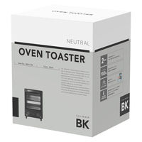LADONNA（ラドンナ） NEUTRALオーブントースターブラック NR-K-TS4-BK ブラック