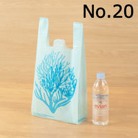 アスクル 海をまもるレジ袋 サンゴ （寄付金付き） バイオマスポリエチレン25%入 20号  1セット（1袋(100枚入)×30袋）  オリジナル