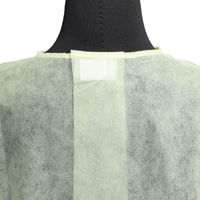 川西工業 ガードファインガウン不織布 面ファスナータイプ イエロー 7228Y 1着