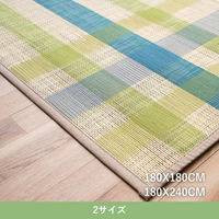 イケヒコ サワー 竹ラグ 1800×2400mm 1100510014601 1枚（直送品）