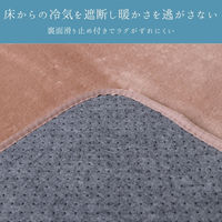 イケヒコ ウイン カーペット 1800×1800mm ブラウン 1281151061203 1枚（直送品）