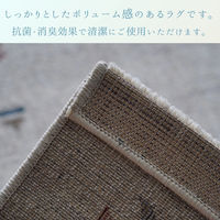 イケヒコ マイア ラグ 2000×2500mm レッド 1321640240601 1枚（直送品）