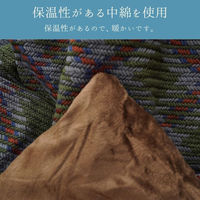 イケヒコ TYチェック 掛け グリーン 200×250cm 1330230120802 1個（直送品）