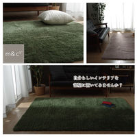 イケヒコ スレッド ラグ 円形 1500mm グレー 1330630132005 1枚（直送品）