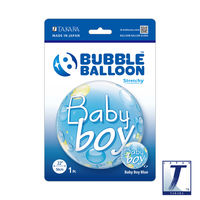 株式会社TakaraTec 490mmのバブルバルーン00032: BABY BOY BLUE 0201444030 1セット(10枚入)（直送品）