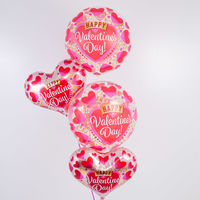 イ490mmバブルバルーン00038: VALENTINE'S FILIGREE 0201444036 1セット(10枚入)（直送品）