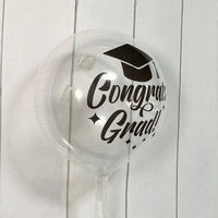 クリア素材のTバルーン コングラッツ グラッド 175MM AIRのみ 0210010200 1セット(10枚入)（直送品）