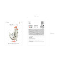 ルースター・鶏・バードのデザインフィルムバルーン 風船 装飾 イースター 春 0210300012 1セット(5袋入)（直送品）