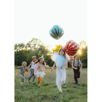 株式会社TakaraTec スターリーボール レッド風船 装飾 イベント パーティー 0210330050 1セット(5袋入)（直送品）