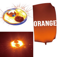 株式会社TakaraTec バルーンランタン照明 オレンジ(LED)ミニ用 0509010106 1セット(10個入)（直送品）