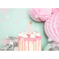 株式会社TakaraTec キャンドル ナンバー6 ライトピンク パーティー 誕生日 ケーキ 0525050016 1個（直送品）