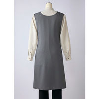 住商モンブラン エプロン兼用 チャコール/ライトグレー L SA008-9291 1枚（直送品）