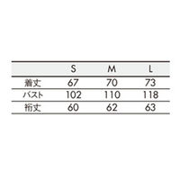 住商モンブラン 茶衣着上衣レディス7分袖 桜吹雪ピンク M ST004-12 1枚（直送品）
