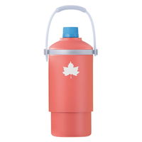 真空「温・冷」ペットボトルシリンダー ピンク 81287642 LOGOS/ロゴス