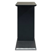 【軒先渡し】吉桂 BOXサイドテーブル プリメラ 幅250×奥行420×高さ560mm ブラック 1台（直送品）