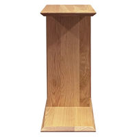 【軒先渡し】吉桂 BOXサイドテーブル プリメラ 幅250×奥行420×高さ560mm ホワイトオーク 1台（直送品）