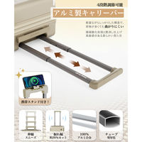 スーツケース 拡張機能・HINOMOTO超静音キャスター【NT-XB0502】 NT-XB0502 シャンパンゴールド M 1台（直送品）