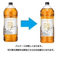 キリン ウイスキー 陸 50度　4L　ペット 1セット（2本）