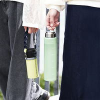 ハンドル付きタイムマーカーボトル ライトグリーン LAKOLE/ラコレ