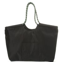 ロープハンドルトートバッグ ブラック LAKOLE/ラコレ